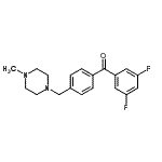 CAS#: 898763-39-8, (3,5-Difluorophenyl){4-[(4-methyl-1-piperazinyl)methyl]phenyl}methanone