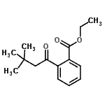 CAS 登录号：898764-26-6， 乙基2-(3,3-二甲基丁酰基)苯甲酸酯