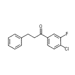 CAS 登录号：898764-39-1， 1-(4-氯-3-氟苯基)-3-苯基-1-丙酮