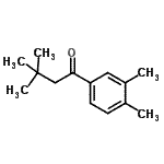 CAS 登录号：898764-56-2， 1-(3,4-二甲基苯基)-3,3-二甲基-1-丁酮
