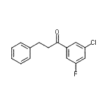 CAS 登录号：898764-60-8， 1-(3-氯-5-氟苯基)-3-苯基-1-丙酮