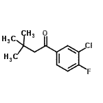 CAS#: 898764-66-4, 1-(3-Chloro-4-fluorophenyl)-3,3-dimethyl-1-butanone
