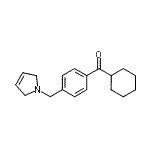 CAS#: 898764-87-9, Cyclohexyl[4-(2,5-dihydro-1H-pyrrol-1-ylmethyl)phenyl]methanone