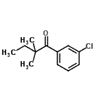 CAS 登录号：898765-40-7， 1-(3-氯苯基)-2,2-二甲基-1-丁酮