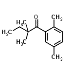 CAS 登录号：898765-58-7， 1-(2,5-二甲基苯基)-2,2-二甲基-1-丁酮