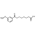 CAS#: 898765-63-4, 8-(3-Methoxyphenyl)-8-oxooctanoic acid