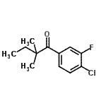 CAS 登录号：898765-70-3， 1-(4-氯-3-氟苯基)-2,2-二甲基-1-丁酮
