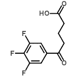 CAS#: 898765-89-4, 5-Oxo-5-(3,4,5-trifluorophenyl)pentanoic acid