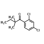 CAS 登录号：898765-94-1， 1-(2,4-二氯苯基)-2,2-二甲基-1-丁酮