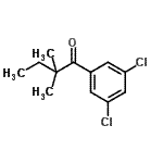 CAS 登录号：898766-00-2， 1-(3,5-二氯苯基)-2,2-二甲基-1-丁酮
