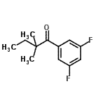 CAS 登录号：898766-06-8， 1-(3,5-二氟苯基)-2,2-二甲基-1-丁酮