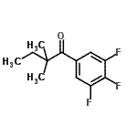 CAS 登录号：898766-08-0， 2,2-二甲基-1-(3,4,5-三氟苯基)-1-丁酮
