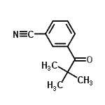 CAS 登录号：898766-12-6， 3-(2,2-二甲基丙烷酰基)苯甲腈