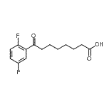 CAS 登录号：898766-40-0， 8-(2,5-二氟苯基)-8-氧代辛酸