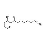CAS#: 898766-78-4, 8-(2-Bromophenyl)-8-oxooctanenitrile