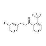 CAS 登录号：898767-38-9， 3-(3-氟苯基)-1-[2-(三氟甲基)苯基]-1-丙酮
