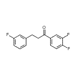 CAS 登录号：898767-69-6， 1-(3,4-二氟苯基)-3-(3-氟苯基)-1-丙酮