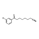 CAS#: 898767-74-3, 8-(3-Chlorophenyl)-8-oxooctanenitrile