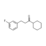 CAS#: 898767-83-4, 1-Cyclohexyl-3-(3-fluorophenyl)-1-propanone