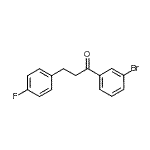 CAS#: 898768-14-4, 1-(3-Bromophenyl)-3-(4-fluorophenyl)-1-propanone
