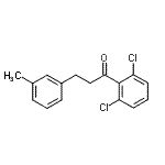 CAS 登录号：898768-27-9， 1-(2,6-二氯苯基)-3-(3-甲基苯基)-1-丙酮