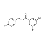 CAS#: 898768-64-4, 1-(3-Chloro-5-fluorophenyl)-3-(4-fluorophenyl)-1-propanone