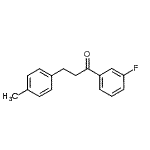 CAS 登录号：898768-75-7， 1-(3-氟苯基)-3-(4-甲基苯基)-1-丙酮