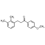 CAS 登录号：898769-08-9， 3-(2,3-二甲基苯基)-1-(4-甲氧基苯基)-1-丙酮