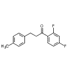 CAS 登录号：898769-34-1， 1-(2,4-二氟苯基)-3-(4-甲基苯基)-1-丙酮