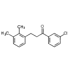 CAS 登录号：898769-41-0， 1-(3-氯苯基)-3-(2,3-二甲基苯基)-1-丙酮