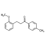 CAS 登录号：898769-63-6， 3-(2-甲氧基苯基)-1-(4-甲基苯基)-1-丙酮