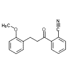 CAS 登录号：898769-69-2， 2-[3-(2-甲氧基苯基)丙酰]苯甲腈