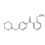 CAS 登录号：898769-86-3， [2-(甲硫基)苯基][4-(4-吗啉基甲基)苯基]甲酮