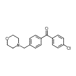 CAS#: 898769-96-5, (4-Chlorophenyl)[4-(4-morpholinylmethyl)phenyl]methanone
