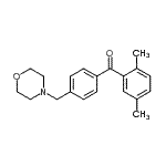 CAS 登录号：898770-08-6， (2,5-二甲基苯基)[4-(4-吗啉基甲基)苯基]甲酮