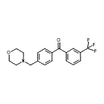 CAS 登录号：898770-38-2， [4-(4-吗啉基甲基)苯基][3-(三氟甲基)苯基]甲酮