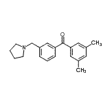 CAS#: 898770-49-5, (3,5-Dimethylphenyl)[3-(1-pyrrolidinylmethyl)phenyl]methanone
