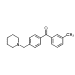 CAS#: 898770-95-1, (3-Methylphenyl)[4-(1-piperidinylmethyl)phenyl]methanone