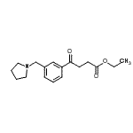 CAS#: 898771-02-3, Ethyl 4-oxo-4-[3-(1-pyrrolidinylmethyl)phenyl]butanoate