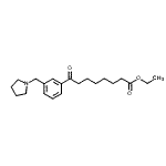 CAS#: 898771-13-6, Ethyl 8-oxo-8-[3-(1-pyrrolidinylmethyl)phenyl]octanoate