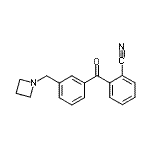 CAS#: 898771-36-3, 2-[3-(1-Azetidinylmethyl)benzoyl]benzonitrile