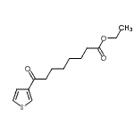 CAS 登录号：898771-78-3， 乙基8-氧代-8-(3-噻吩基)辛酸酯