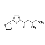 CAS#: 898772-92-4, 1-[5-(1,3-Dioxolan-2-yl)-2-thienyl]-3-methyl-1-pentanone