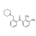 CAS#: 898773-21-2, (2,3-Dimethylphenyl)[2-(1-piperidinylmethyl)phenyl]methanone