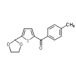 CAS#: 898773-23-4, [5-(1,3-Dioxolan-2-yl)-2-thienyl](4-methylphenyl)methanone