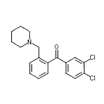 CAS 登录号：898773-71-2， (3,4-二氯苯基)[2-(1-哌啶基甲基)苯基]甲酮