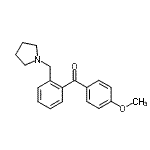 CAS 登录号：898774-17-9， (4-甲氧基苯基)[2-(1-吡咯烷基甲基)苯基]甲酮