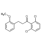 CAS 登录号：898774-22-6， 1-(2,6-二氯苯基)-3-(2-甲氧基苯基)-1-丙酮