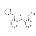 CAS#: 898774-38-4, [2-(Methylsulfanyl)phenyl][2-(1-pyrrolidinylmethyl)phenyl]methanone