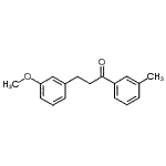 CAS 登录号：898774-40-8， 3-(3-甲氧基苯基)-1-(3-甲基苯基)-1-丙酮